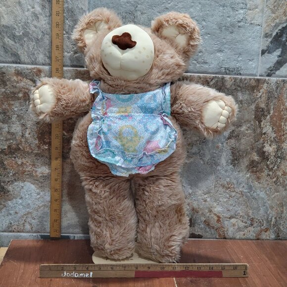 Xavier Roberts Teddy Bear 1983 1984 Furskins Plush 22” Cabbage Patch - Picture 8 of 14
